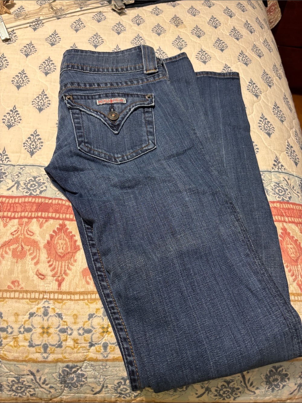 Hudson Jeans Dark Blue Flare Jeans - Picture 6 of 7